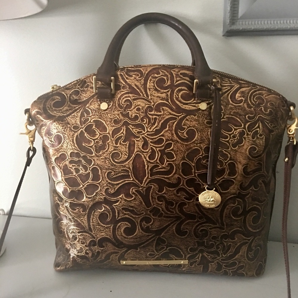 STUNNING BRAHMIN DUXBURY SATCHEL