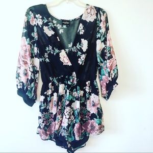 ON SALE! Zara Rose Print Pantsuit