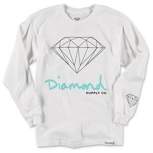 DIAMOND SUPPLY CO LONGSLEEVE BOYS LARGE