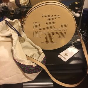Tory burch perforated logo crossbody