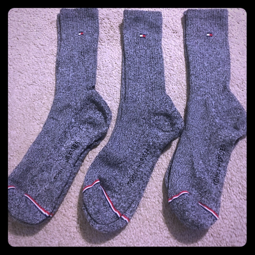 TOMMY HILFIGER Men's Marled Knit Socks
