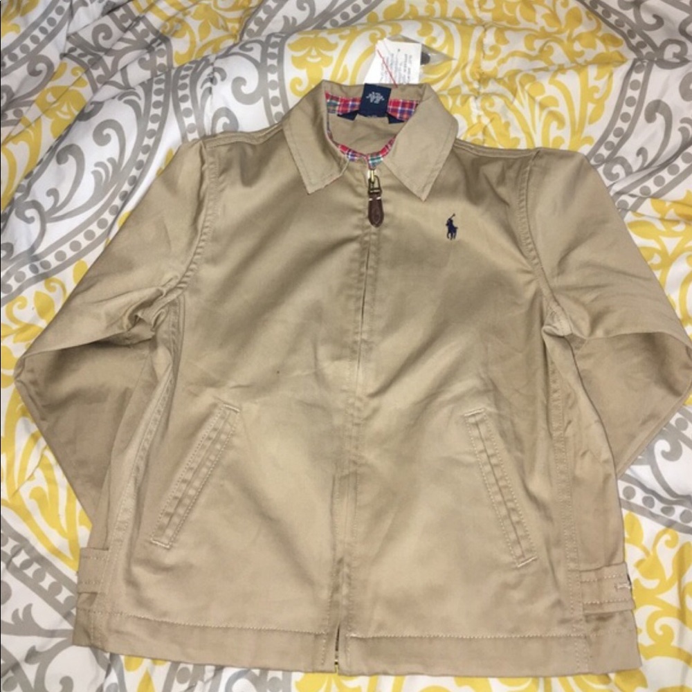Khaki Polo Jacket