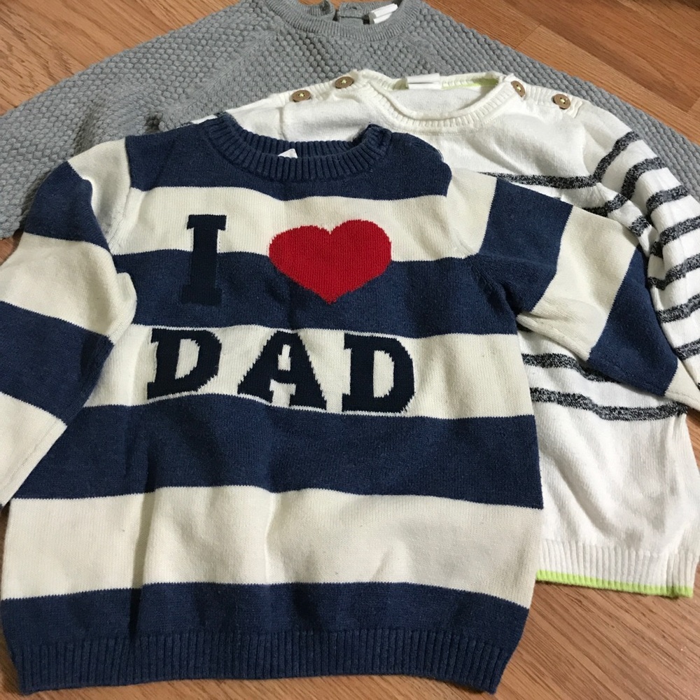 Baby Boy Long Sleeve Sweaters