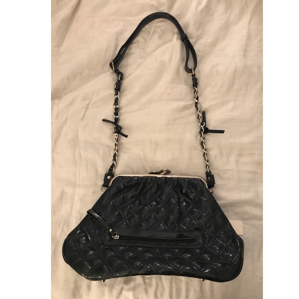 Brand new navy quilted handbag
