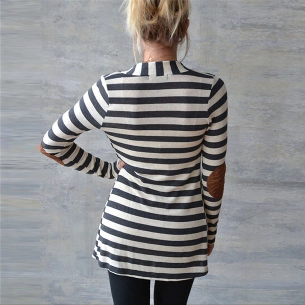🍁Classic Striped Autumn Cardigan🍁 - Picture 2 of 5