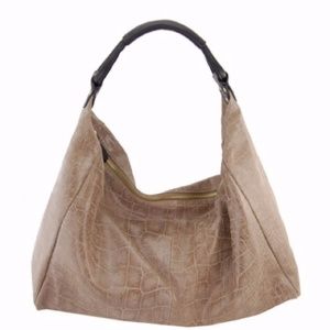 Lola Bernard 100% genuine leather brown hobo bag