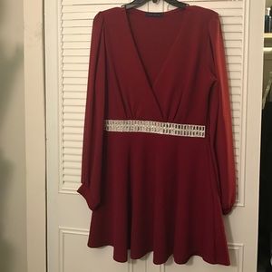 Cocktail dress with Gem Detail