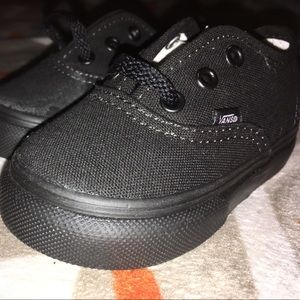 Black toddler Vans
