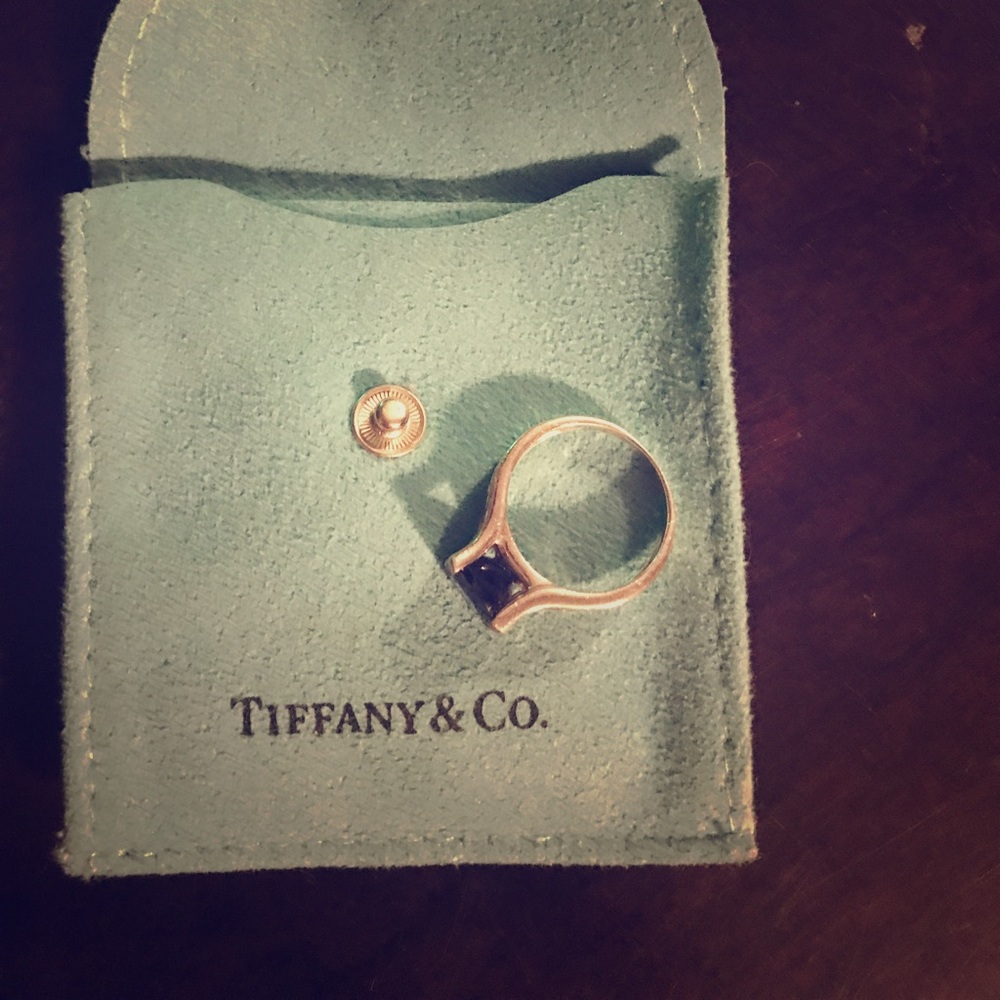 Blue Sapphire engagement ring