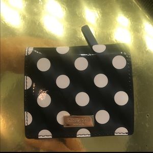 Kate Spade Black+White Polka Dot Wallet
