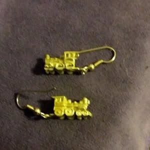 Train Engine Earrings