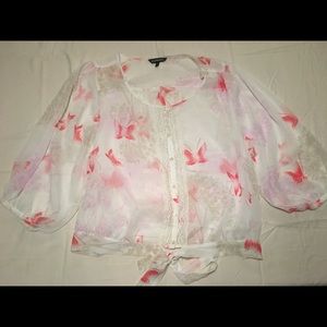 Express floral blouse never worn