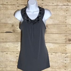 Express embellished neckline top