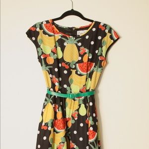 Bea and Dot fruit print dress modcloth