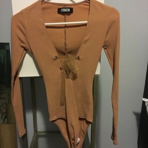 Reformation nude body suit