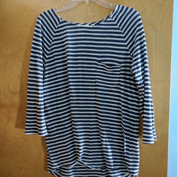Striped quarter length long sleeve - Picture 2 of 2