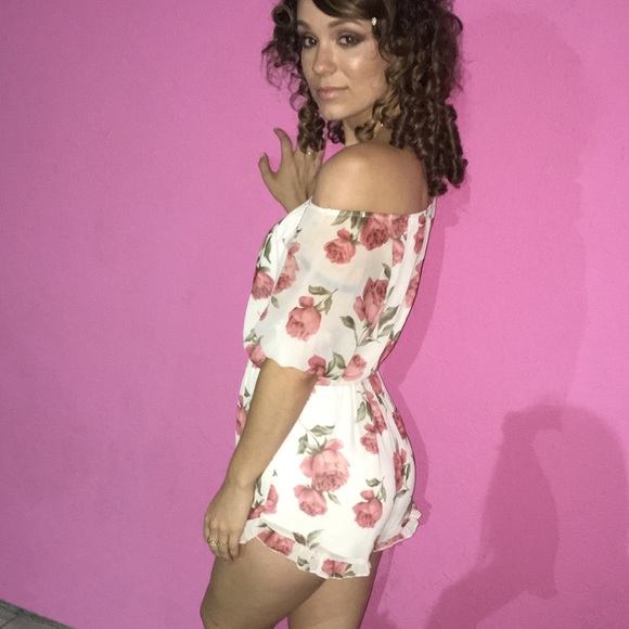 Rose print romper - Picture 4 of 4