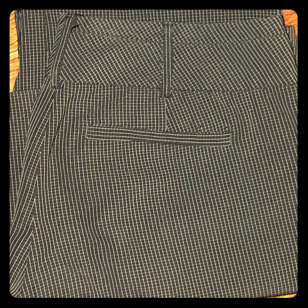 Work dress pants black and white