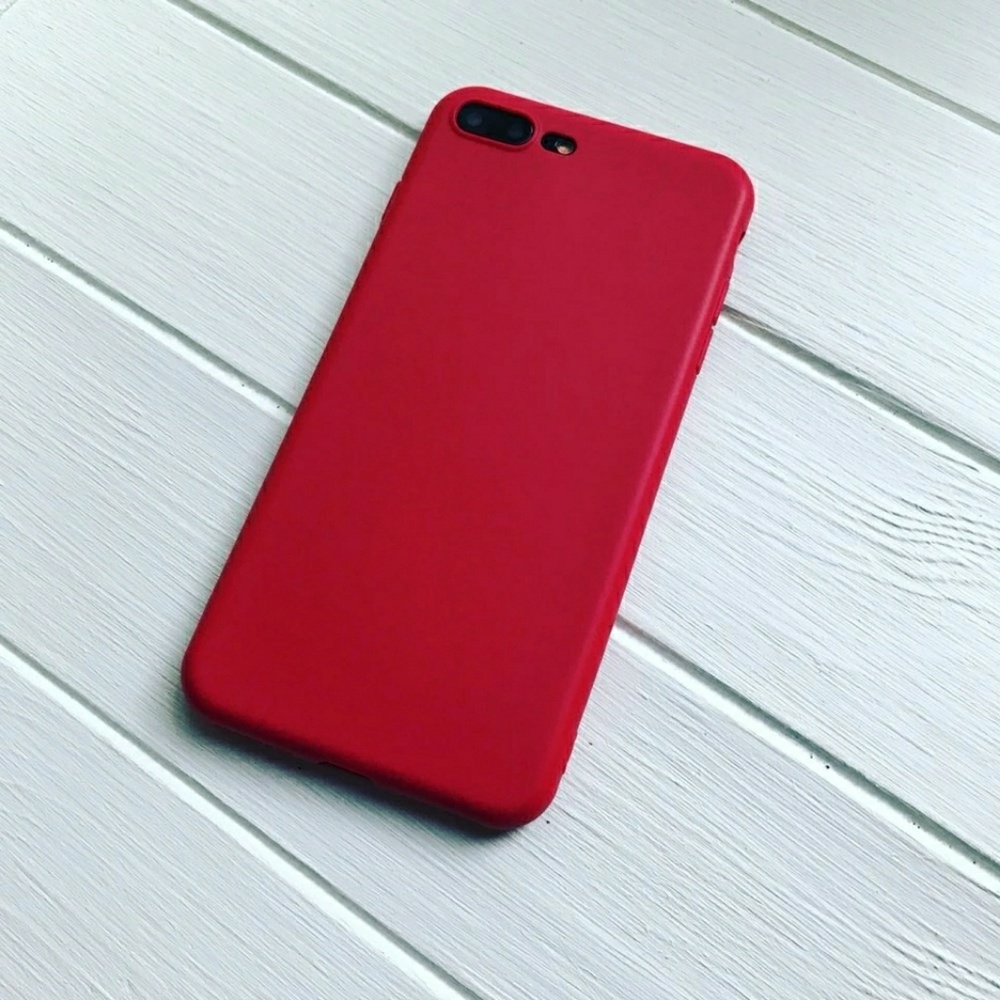 Red jelly iphone 7 case