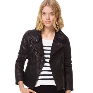 Mackage Kenya Jacket in pebbled leather by Aritzia