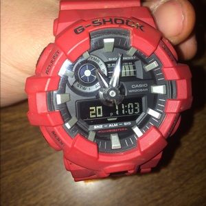Red Casio G Shock
