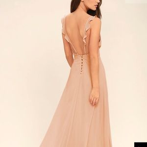 Lulus formal Dusty Rose Dress