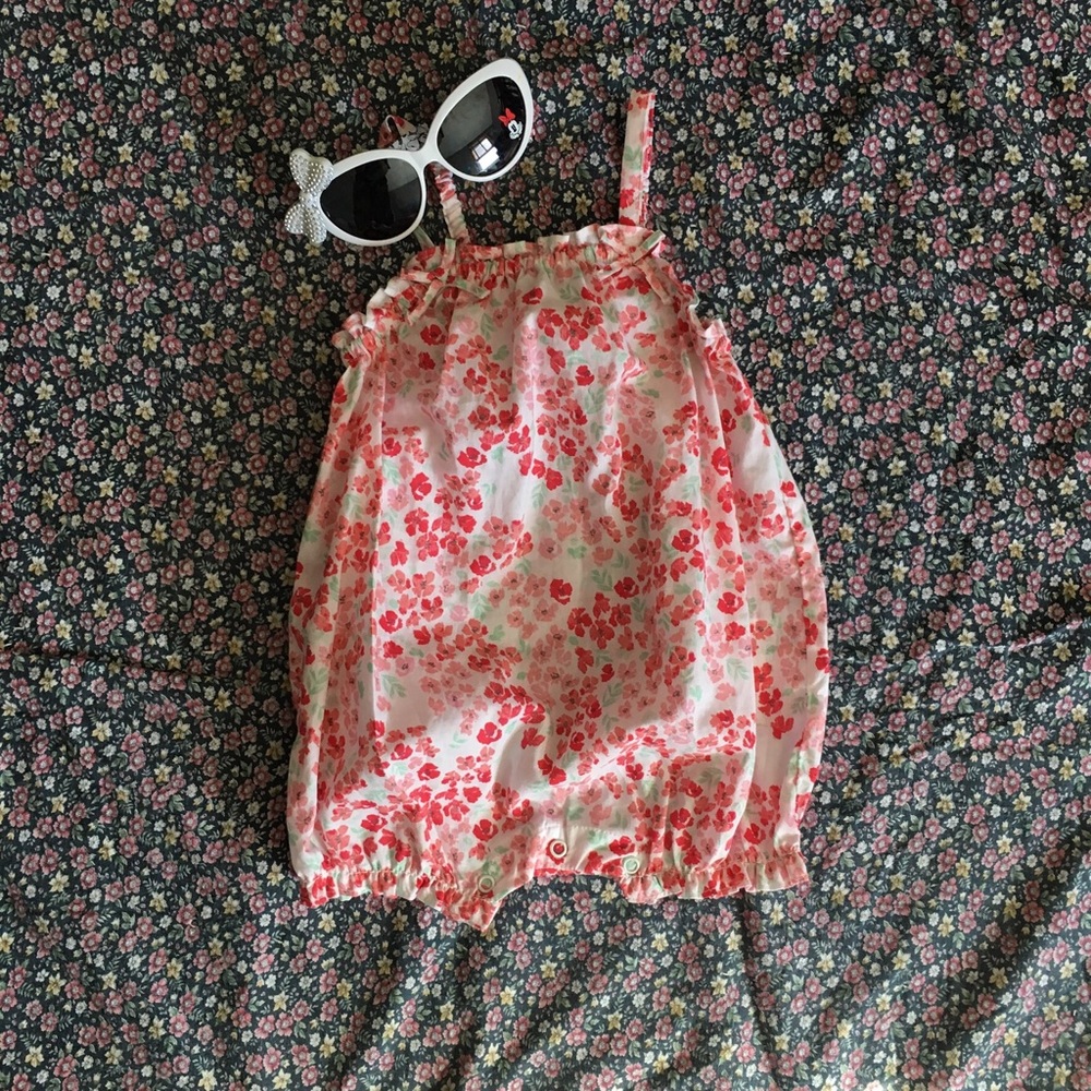 Baby girl summer romper