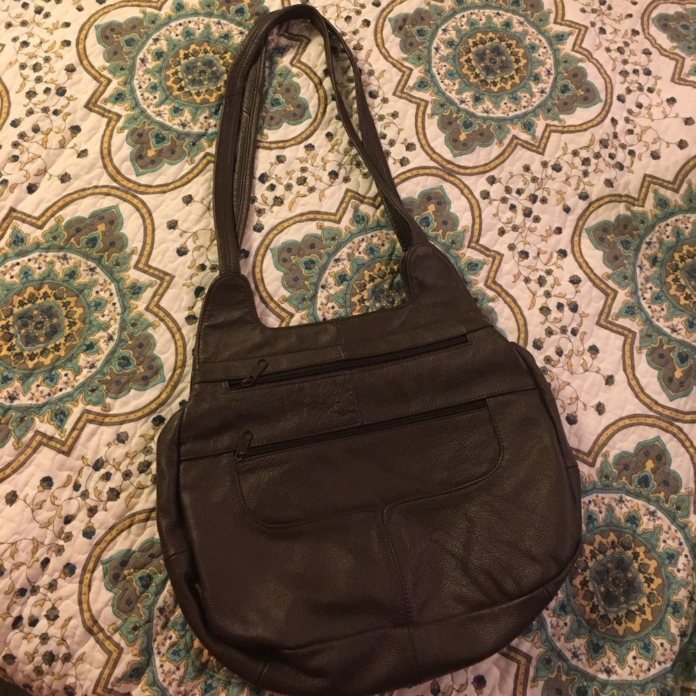 All Leather Hand Bag