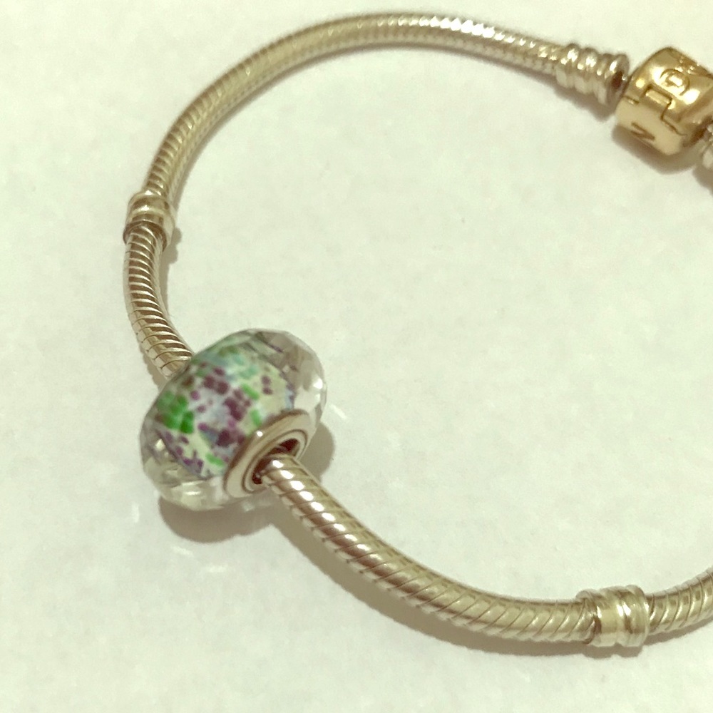 Pandora tropical sea glass murano