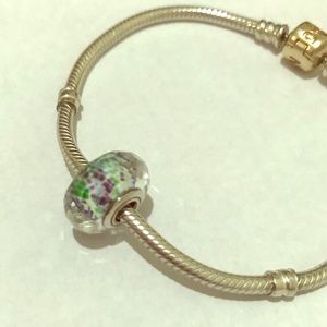 Pandora tropical sea glass murano