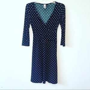 Anthropologie Polkadot Wrap Dress