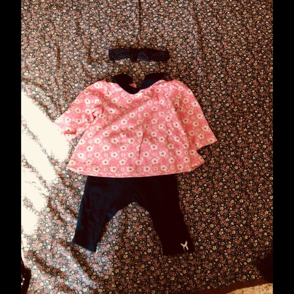 Baby girl shirt and pants