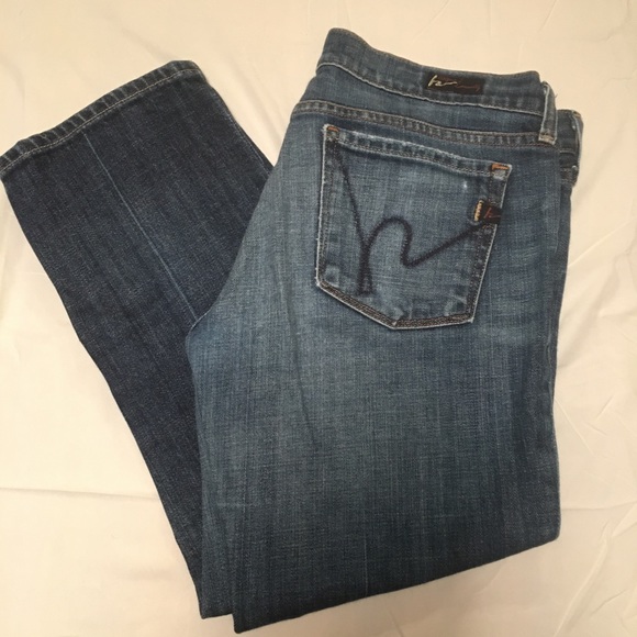 Citizens of Humanity low waist cropped jeans - Picture 4 of 6