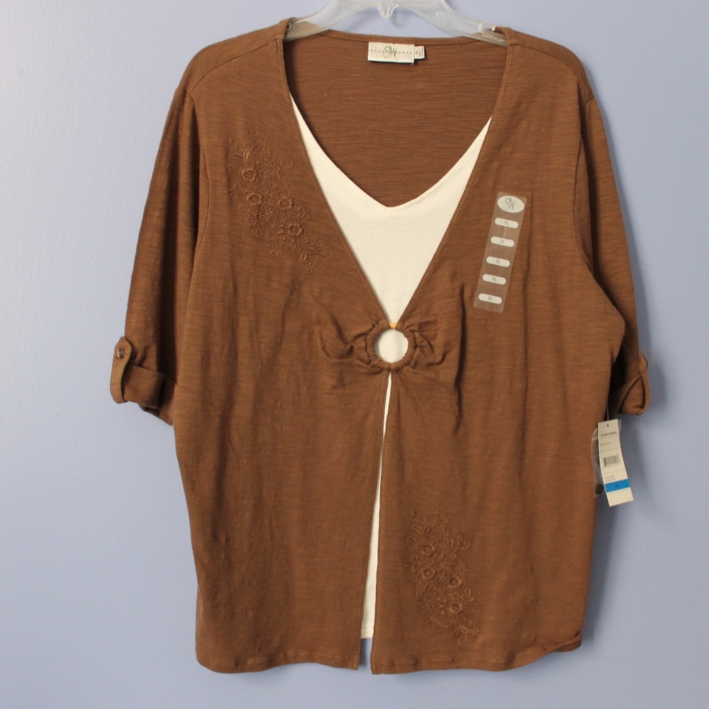NWT Brown Studio Works Blouse