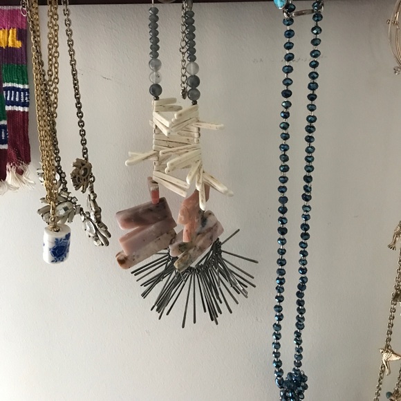 Stone Statement Necklace - Picture 2 of 2