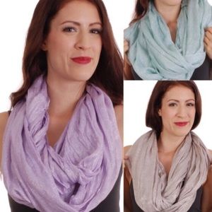 Shimmery Eternity Scarf NWOT
