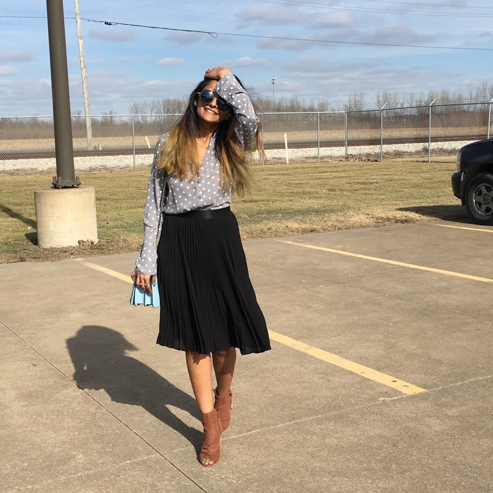 Pleated skirt
