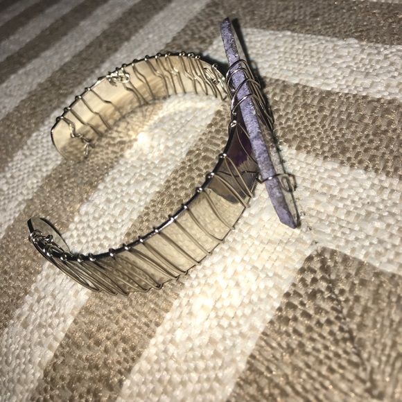 Agate slice bracelet - Picture 3 of 6