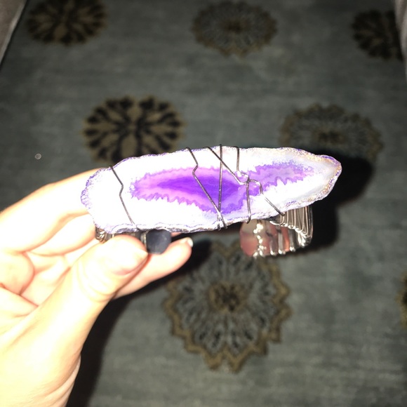 Agate slice bracelet - Picture 5 of 6