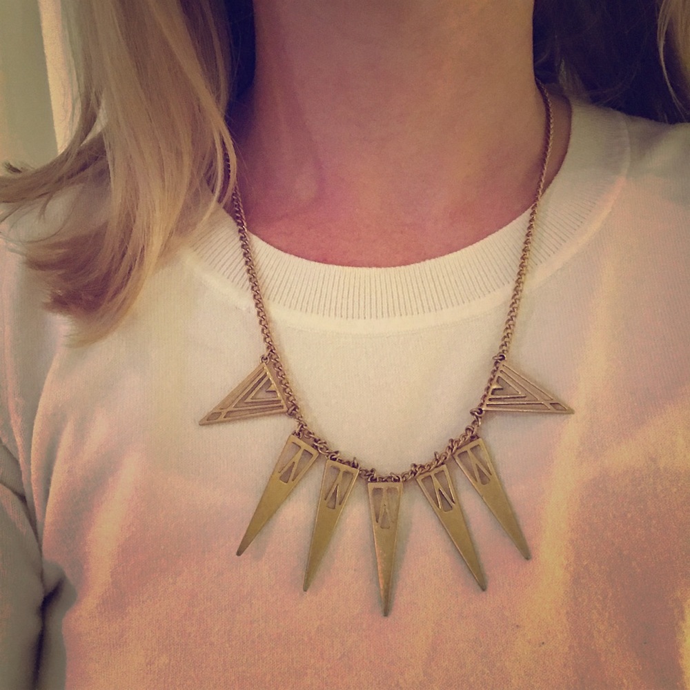 JCrew gold necklace