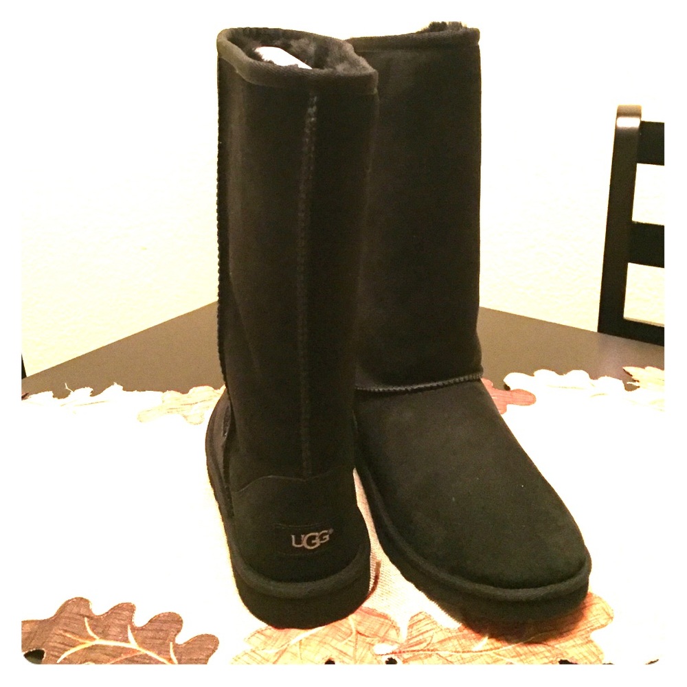 New UGG Classic Tall Black Boots
