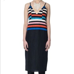 Mara Hoffman Linen V neck dress