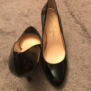 New Jessica Simpson patten leather pumps