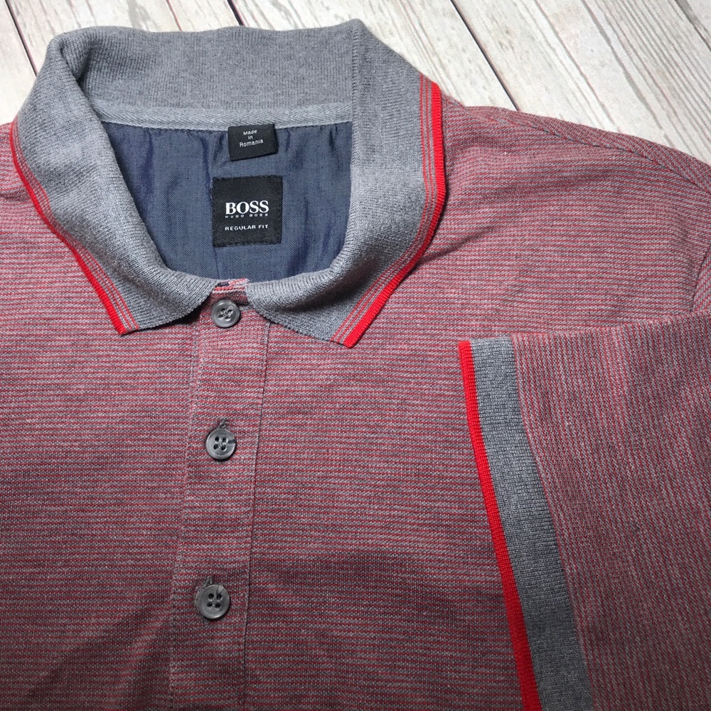 Boss Hugo Boss Polo Regular Fit Striped Men’s M