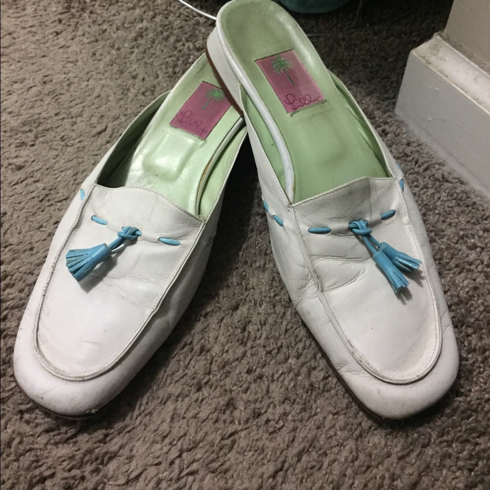 Lilly Pulitzer Slide-on Mules!