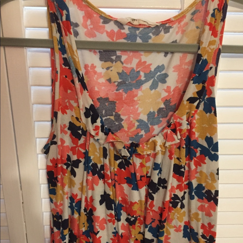 Flowered tank top!