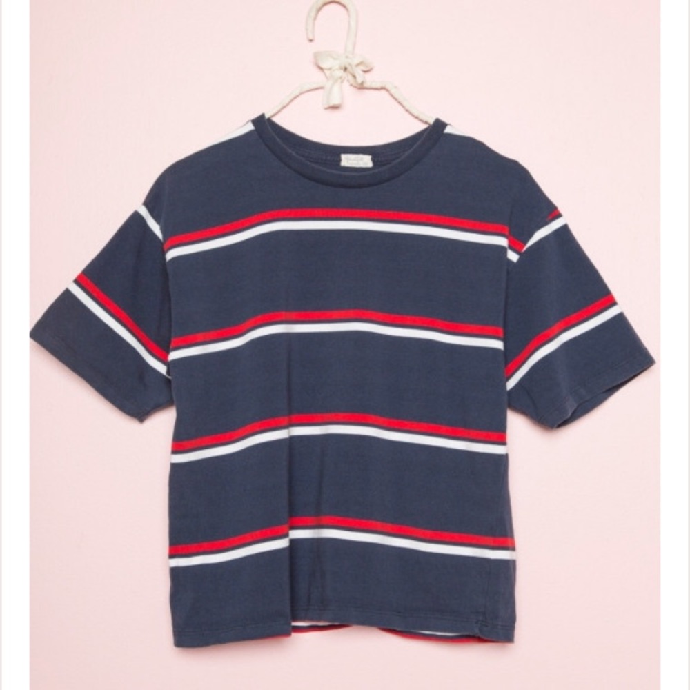 NWOT Brandy Melville Aleena Top Tee Striped
