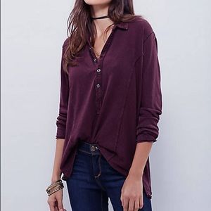 Free people blue moon Henley