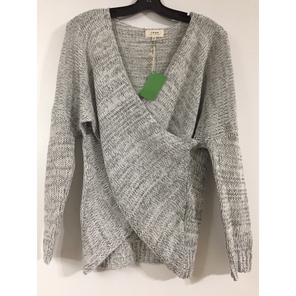 Stylish cross sweater