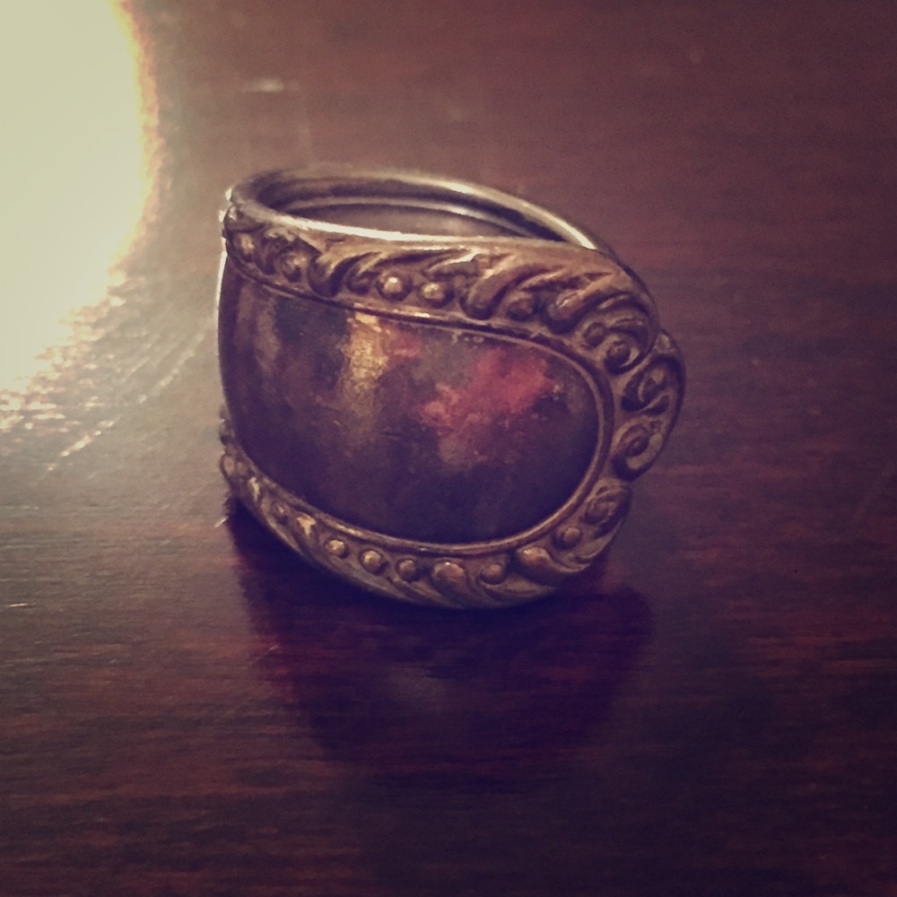 Antique spoon ring